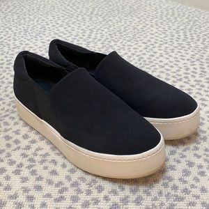 Black VINCE slip-on fabric sneakers Size 7m